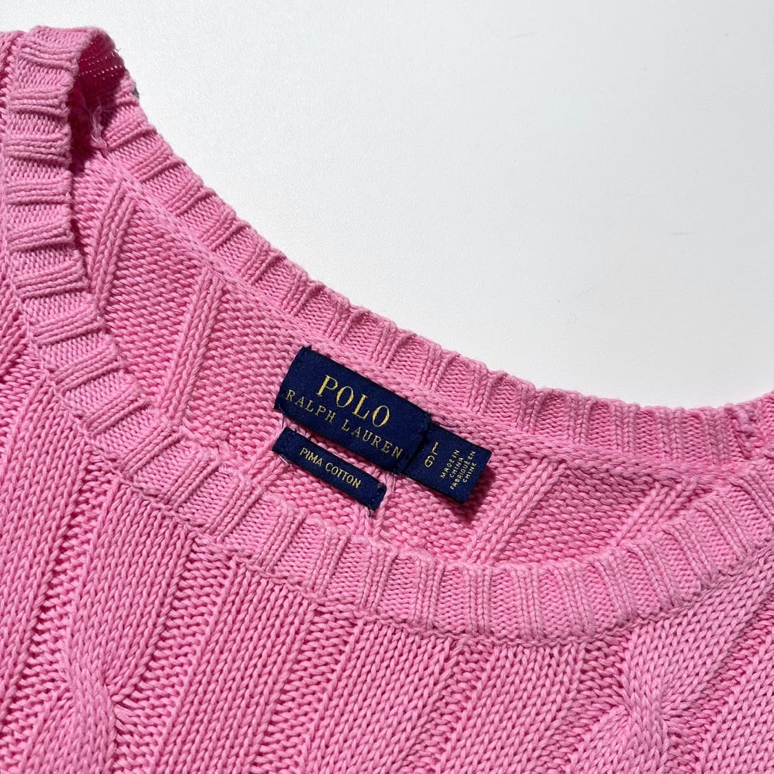폴로 랄프로렌 케이블 반팔 니트 상품이미지4