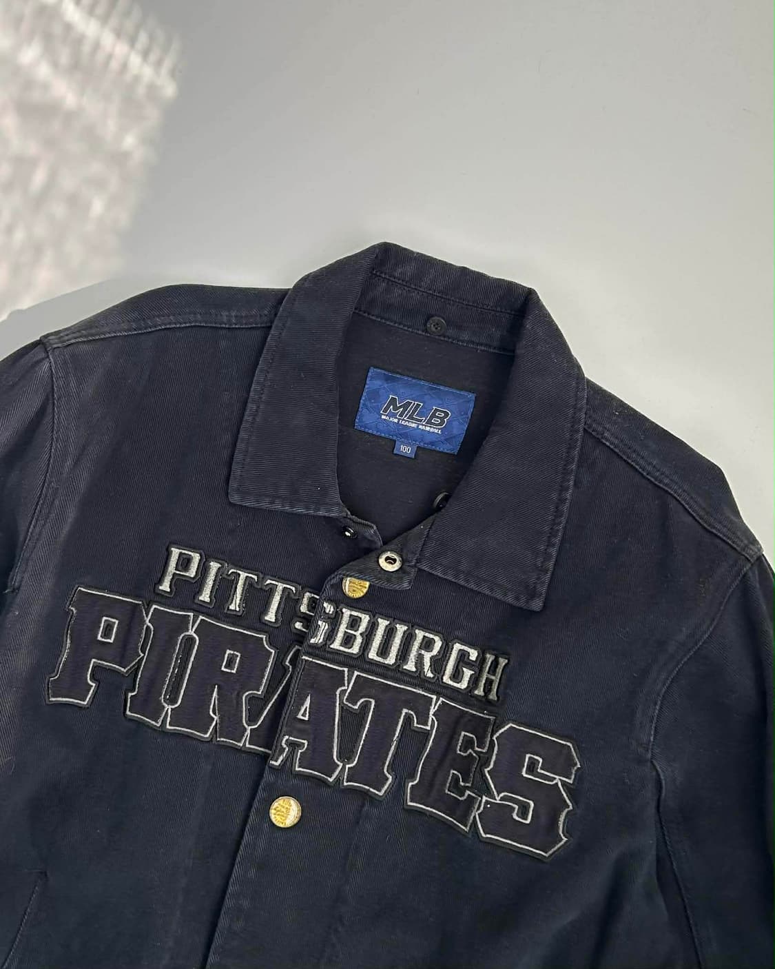 [100] MLB 엠엘비 피츠버그 데님 자켓 상품이미지3