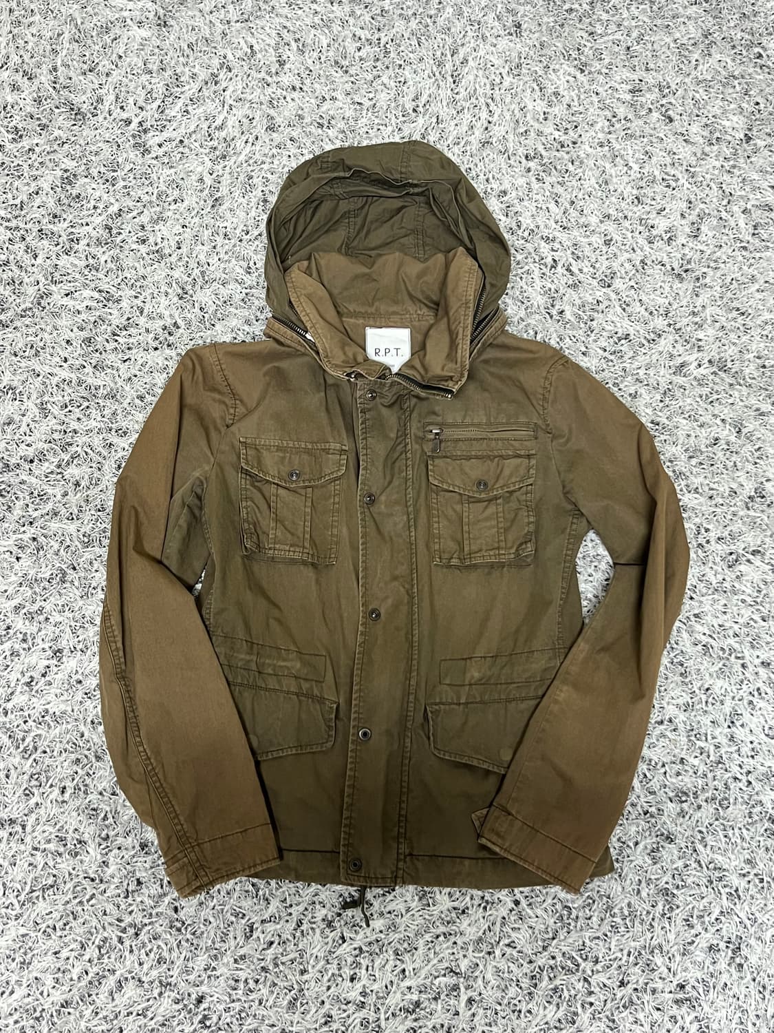 hooded military field jacket 상품이미지1