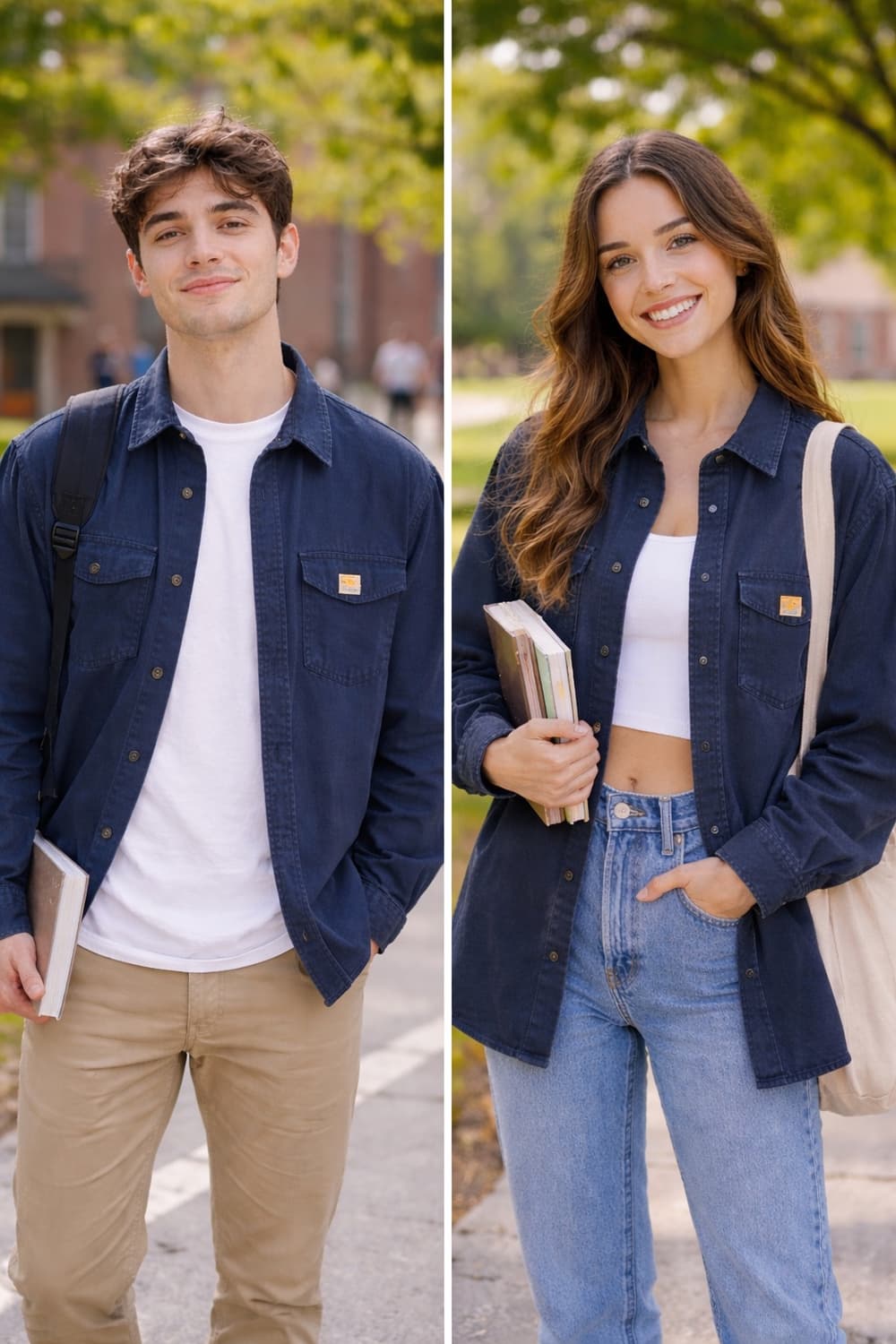 칼하트 네이비 셔츠 L 상품이미지2