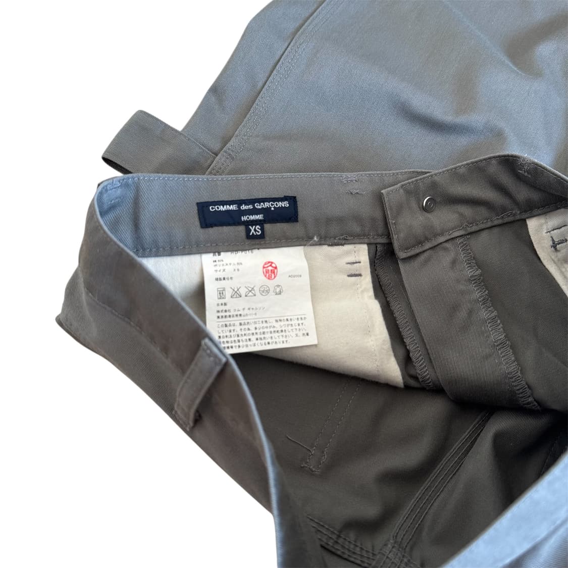 꼼데가르송 옴므 그레이 카펜터 팬츠 상품이미지7