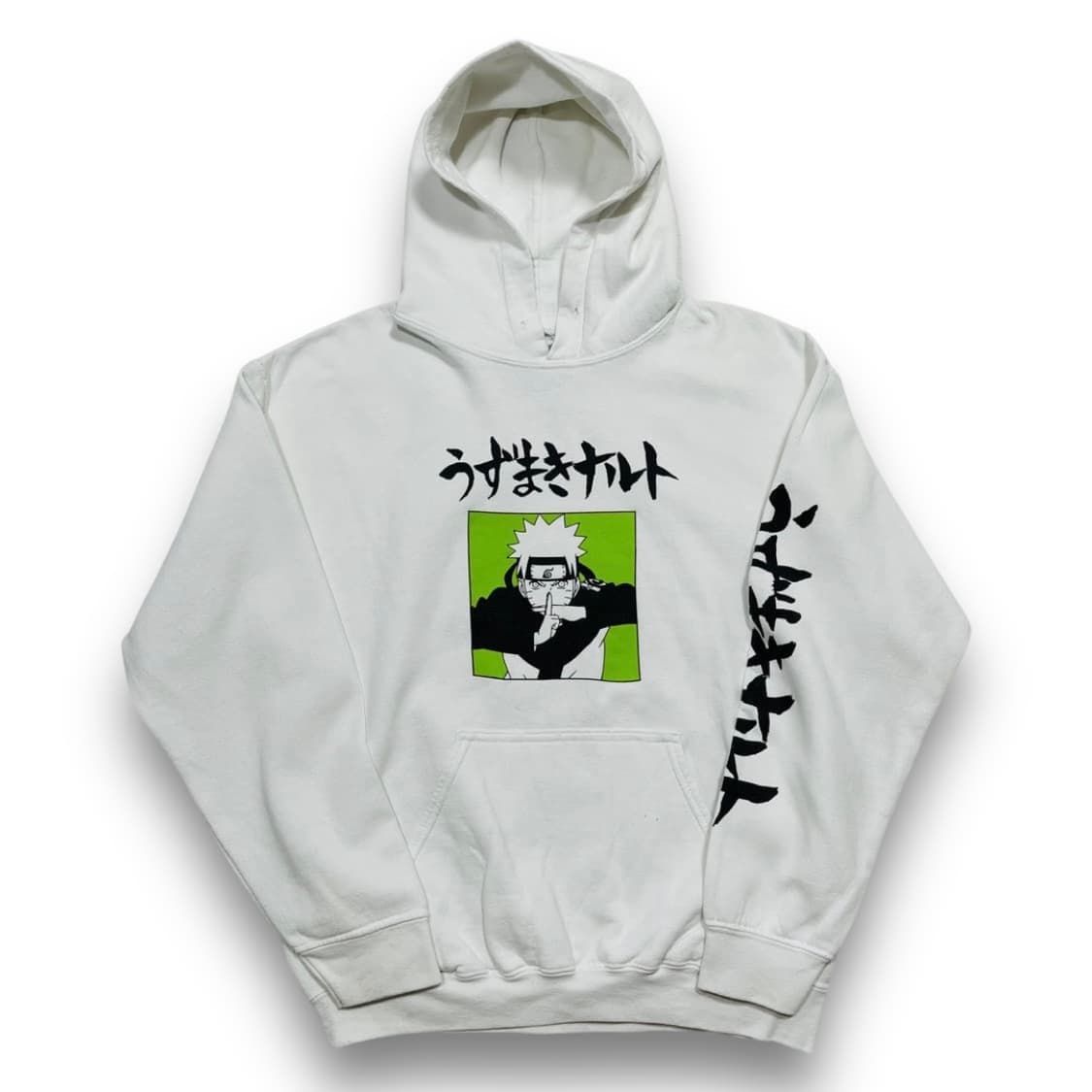 나루토 질풍전 20th 빈티지 화이트 후디 상품이미지2