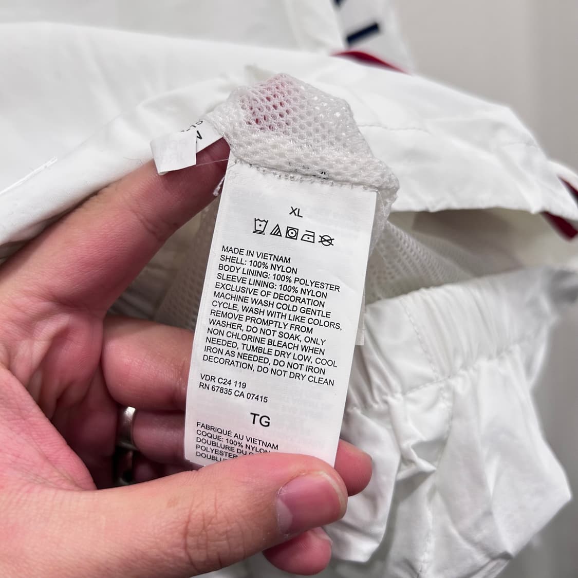 노티카 이너메쉬 슬리브로고 오버핏 바람막이 상품이미지4