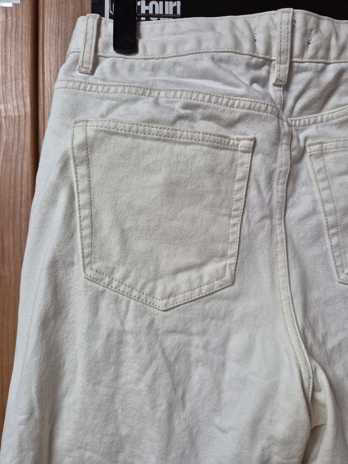 무탠다드 레귤러핏 데님 30 크림 상품이미지5