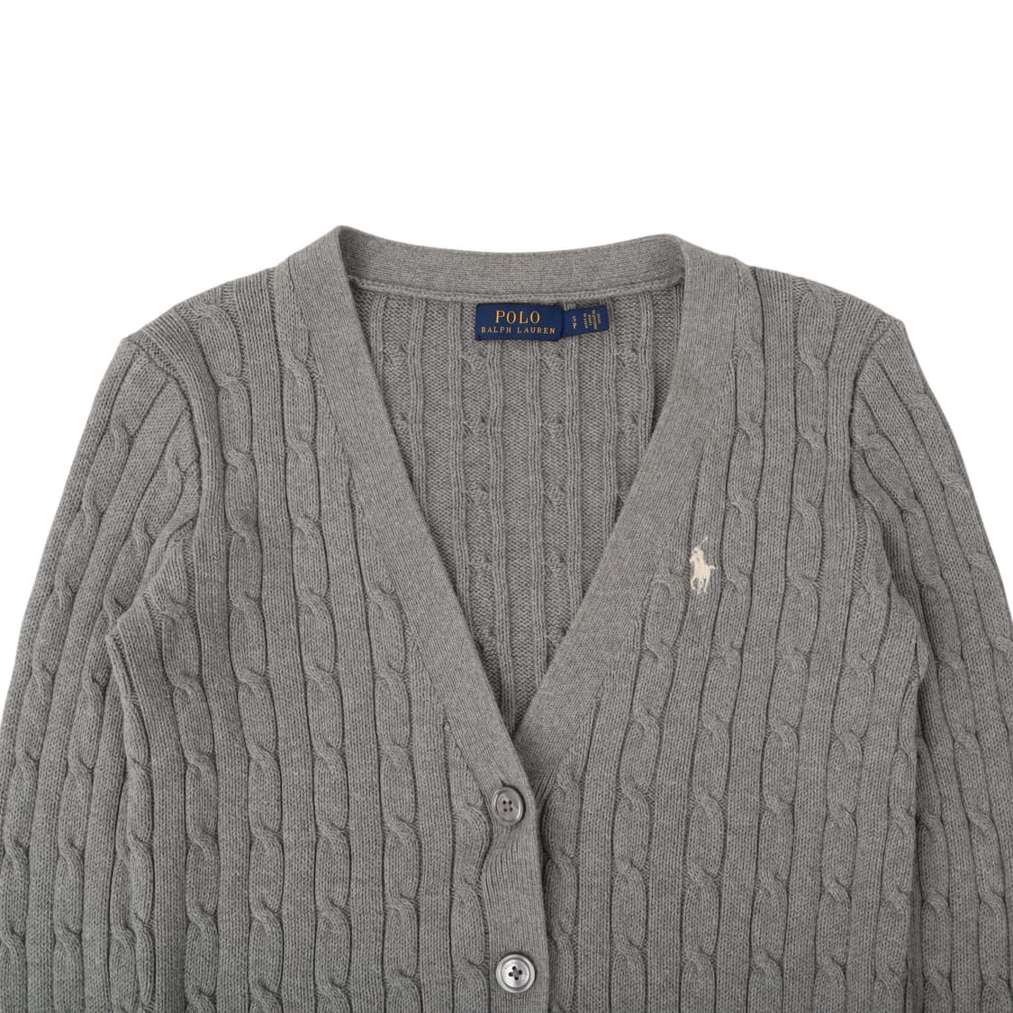 폴로 랄프로렌 그레이 케이블 니트 가디건 상품이미지2