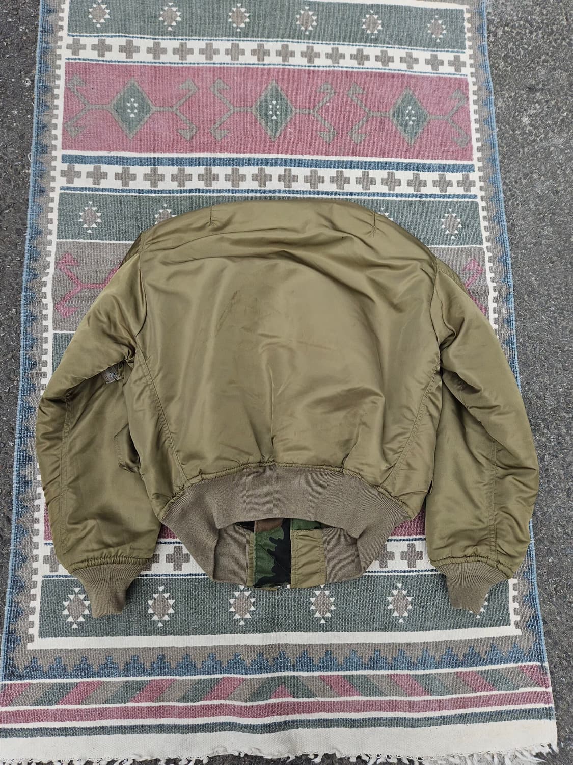 1990's Hope Mfg 우드랜드 MA-1 플라이트 자켓 M 상품이미지6