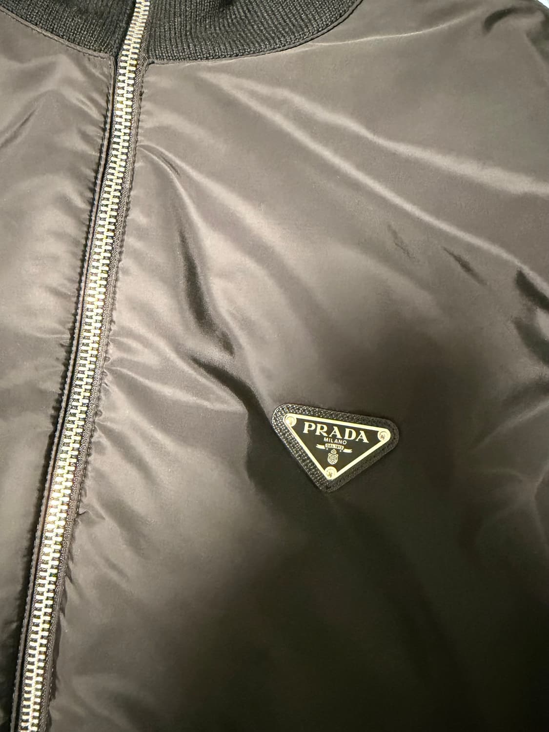 프라다 나일론 니트 집업 자켓 상품이미지4
