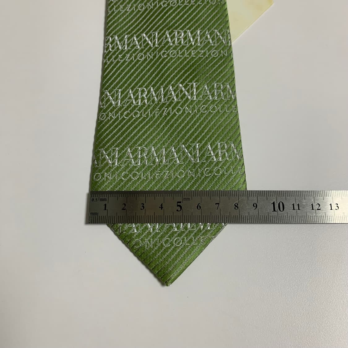 (새상품) 택 달린 미사용품 알마니(ARMANI) 명품 모노그램 넥타이 상품이미지9
