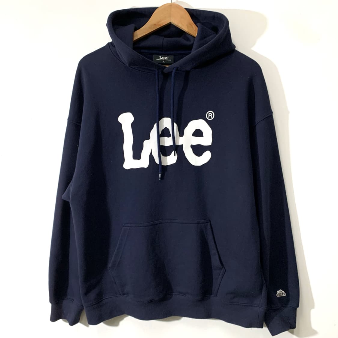 리 네이비 후드티 상품이미지1