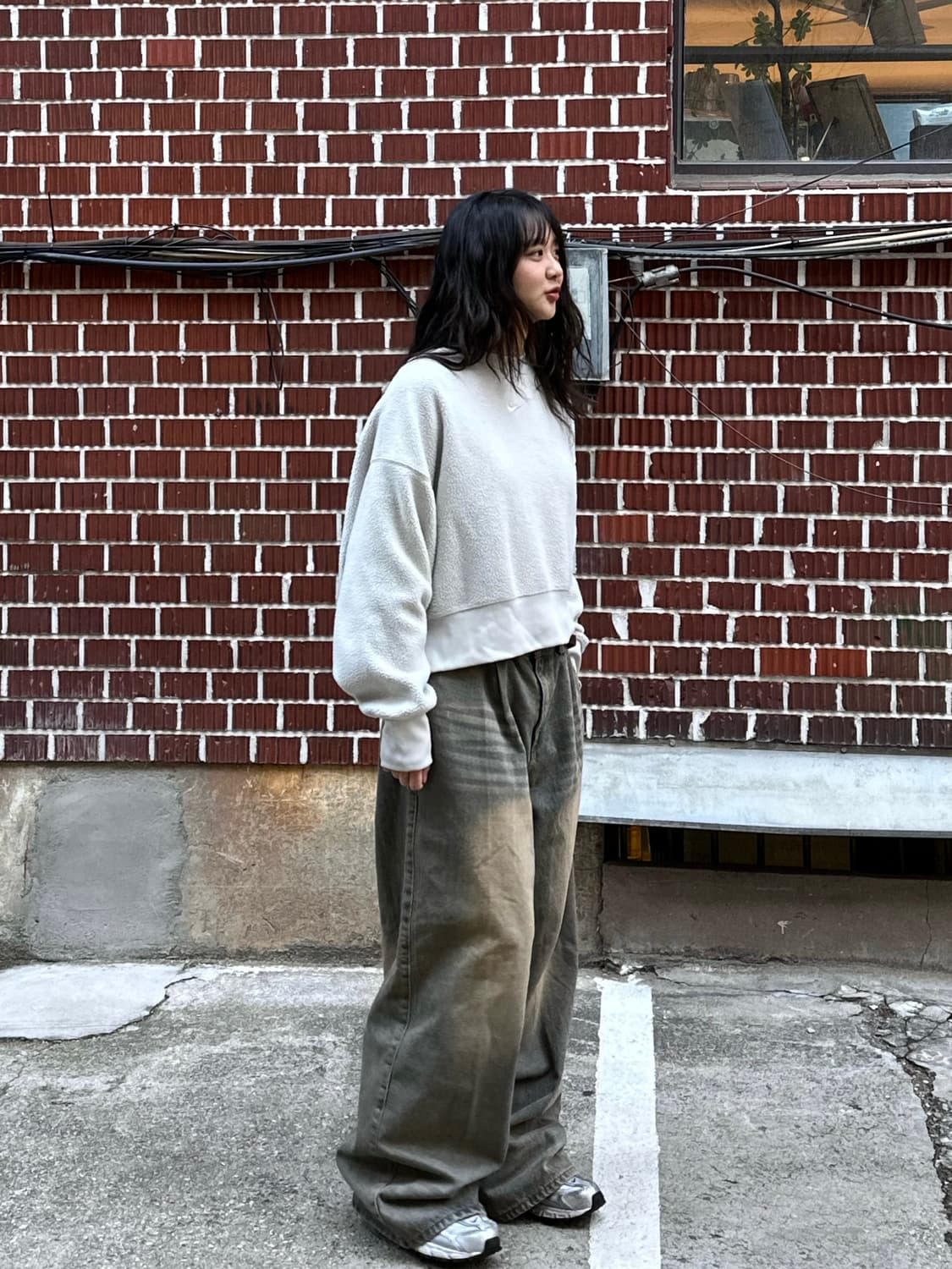 쉐르파 자켓 나이키 뽀글이 맨투맨 어반드레스 와이드 팬츠 상품이미지6