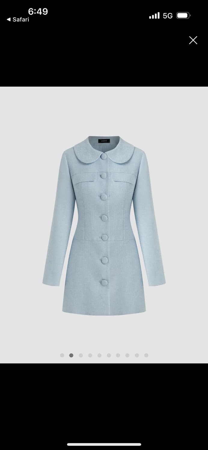 Cider 트위드 미니 원피스  상품이미지4