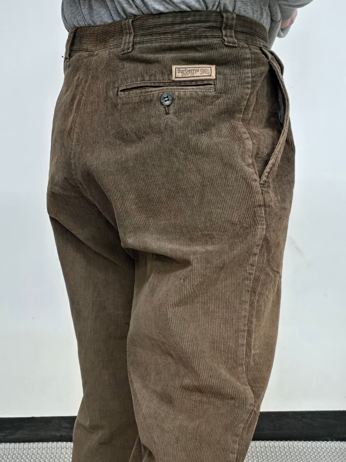 80s/90s 버버리 코듀로이 바지 상품이미지1
