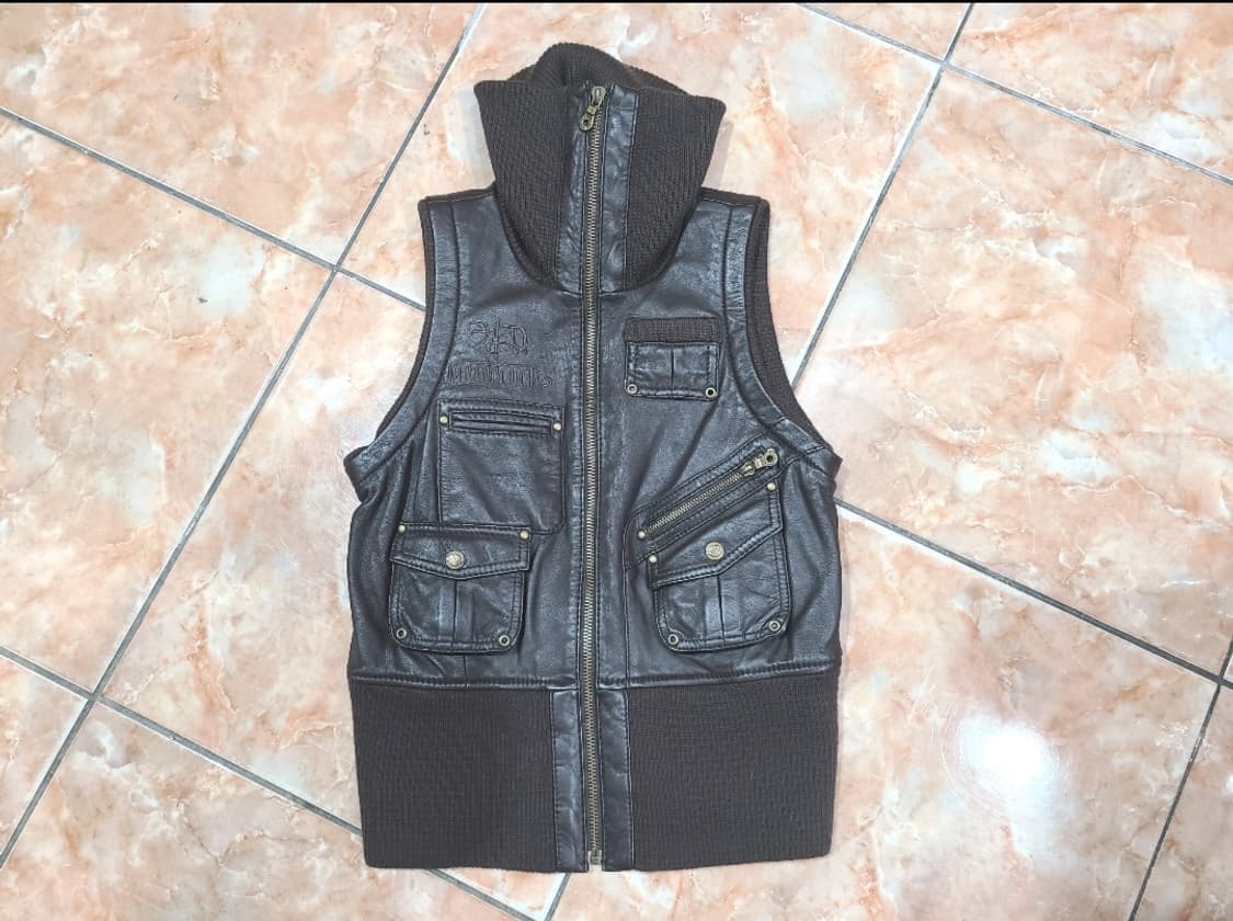 할리데이비슨 우먼스 가죽조끼 XS 상품이미지2