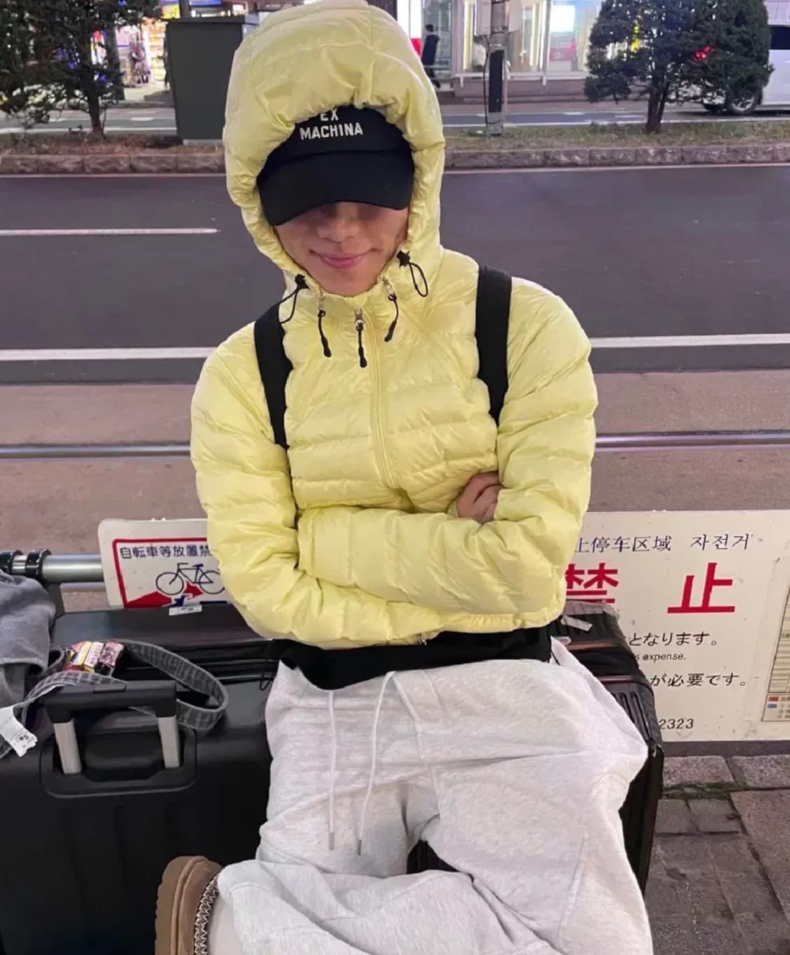 왓츠더유즈 경량패딩 자켓 라임 옐로우 상품이미지3