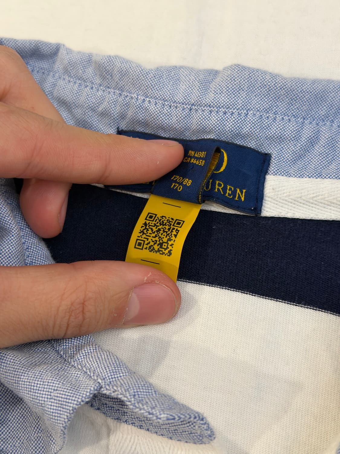 폴로 랄프로렌 스트라이프 롱슬리브 럭비티 상품이미지5