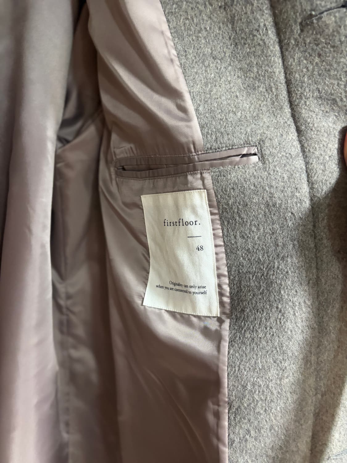 (오버48) 퍼스트플로어 수티앵 코트 발마칸 상품이미지3