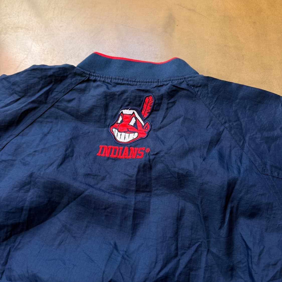 90S 프로 플레이어 클리브랜드 인디언스 스포츠 풀오버 윈드브레이커 상품이미지6