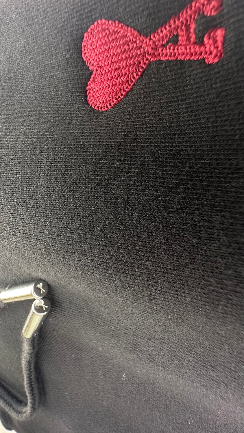 (새상품)아미 스몰 하트 로고 후드티 XL 상품이미지3