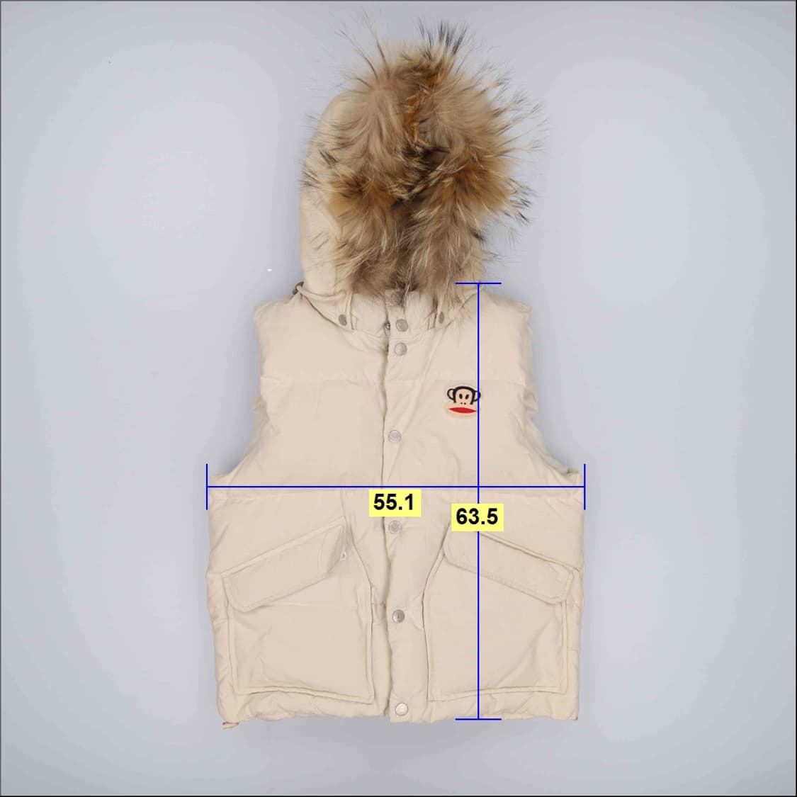 M 폴프랭크 여성 덕다운 패딩조끼 0219H1 상품이미지7