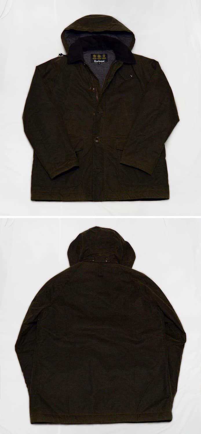 바버 타이들 후드 퀼팅 패디드 왁스 자켓 (M / 100+) 상품이미지2