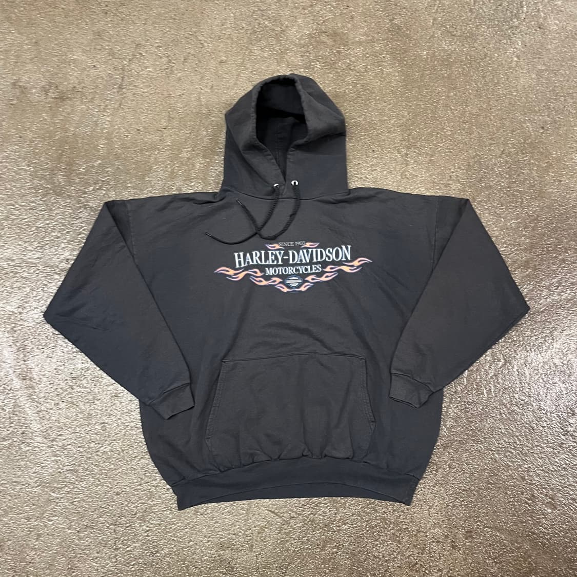00s 할리데이비슨 플레임 후드티 (110) 상품이미지1