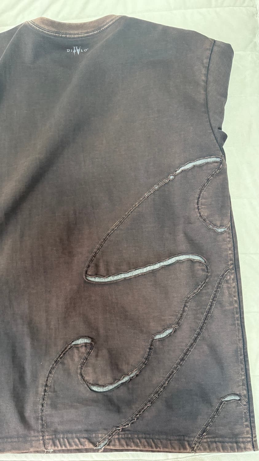 [3] 엑슬림 x 디아블로 XLDIA 반팔 티셔츠 차콜 상품이미지5
