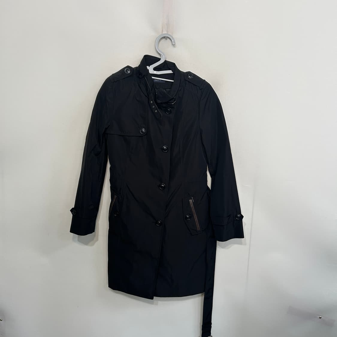 헤지스 여성 트렌치코트 85 블랙 상품이미지1