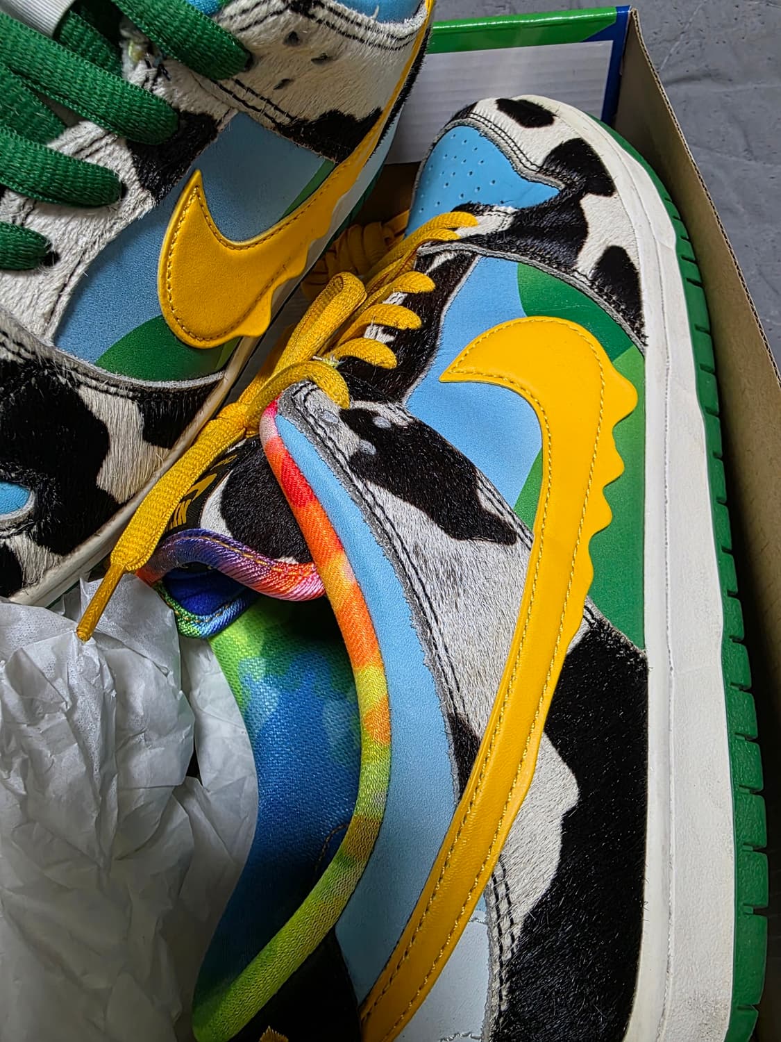 중고,285) 나이키 벤앤제리스 SB 덩크 로우 청키 덩키 상품이미지3