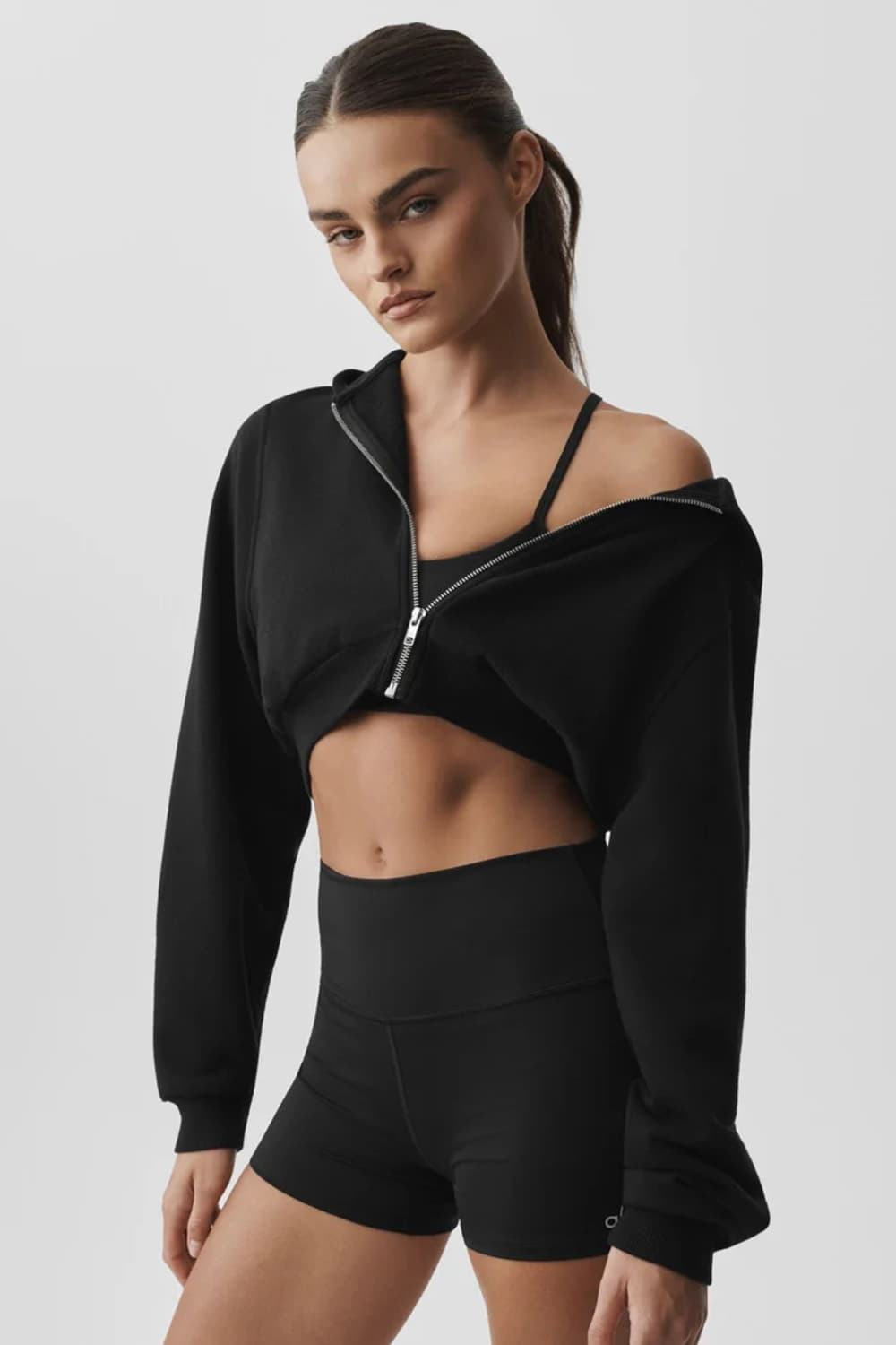 알로 요가 크롭 후드집업 m - sweet escape zip up ho 상품이미지2