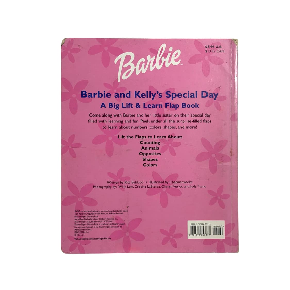90s Barbie and Kelly’s Special Day 플랩북 상품이미지7