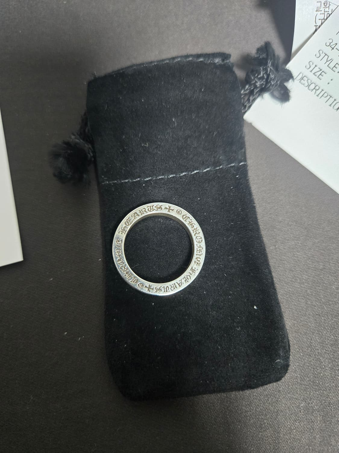 크롬하츠 퍽유 스페이서 링 3mm(US7) 상품이미지2