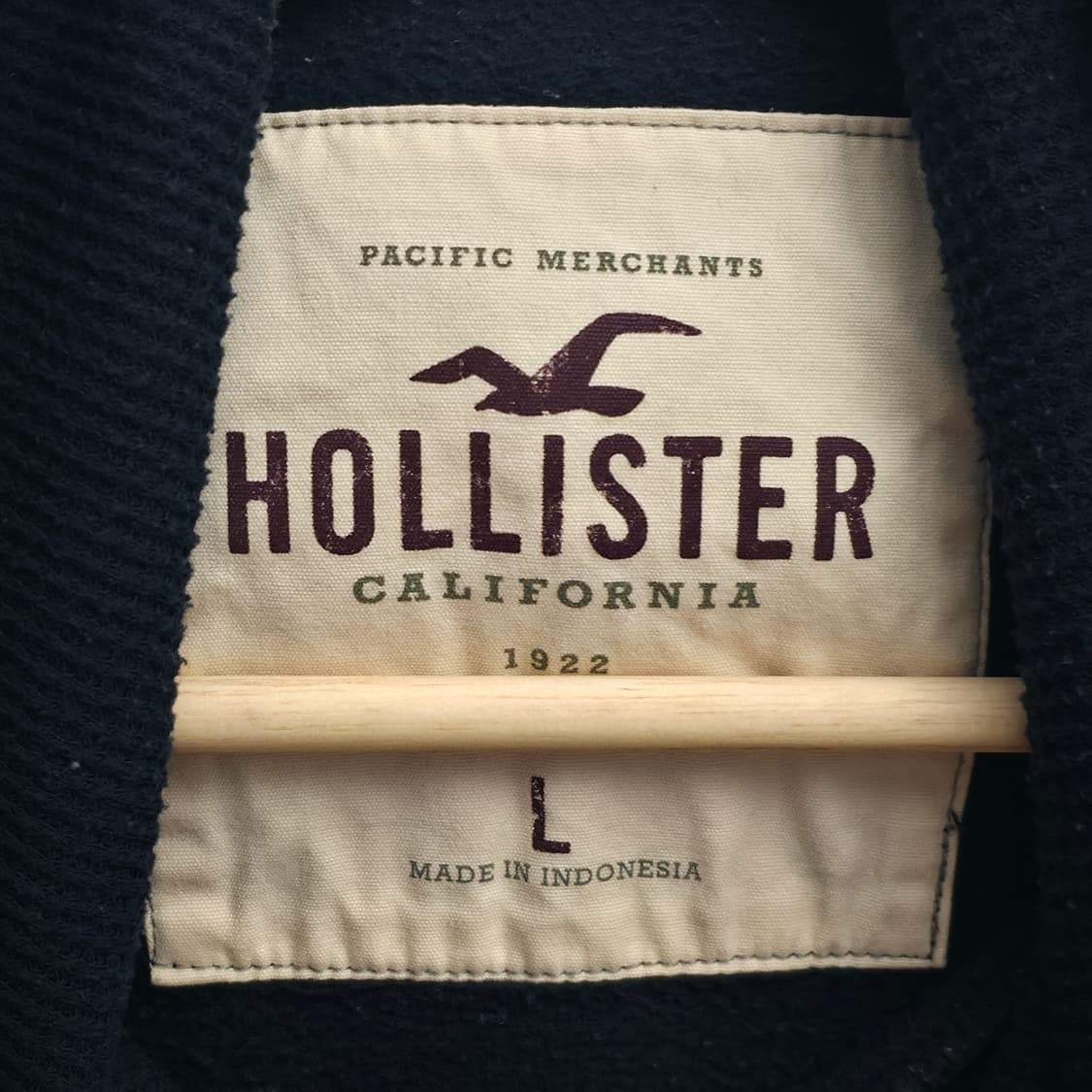 [L] 홀리스터 네이비 후드티 상품이미지5