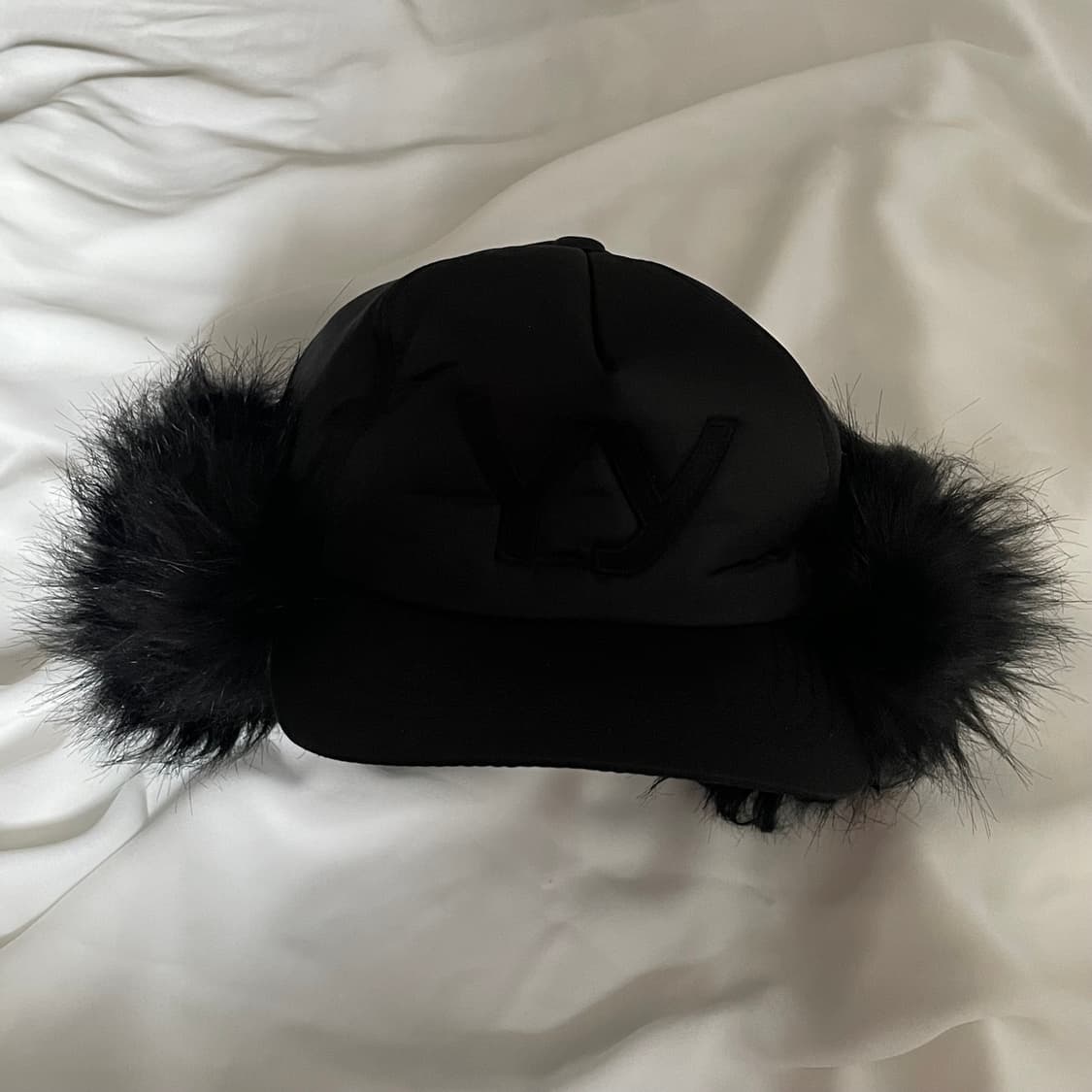 오픈 Yy 포우 퍼 이어플랩 캡 블랙 (에스파 닝닝 착용) 상품이미지6