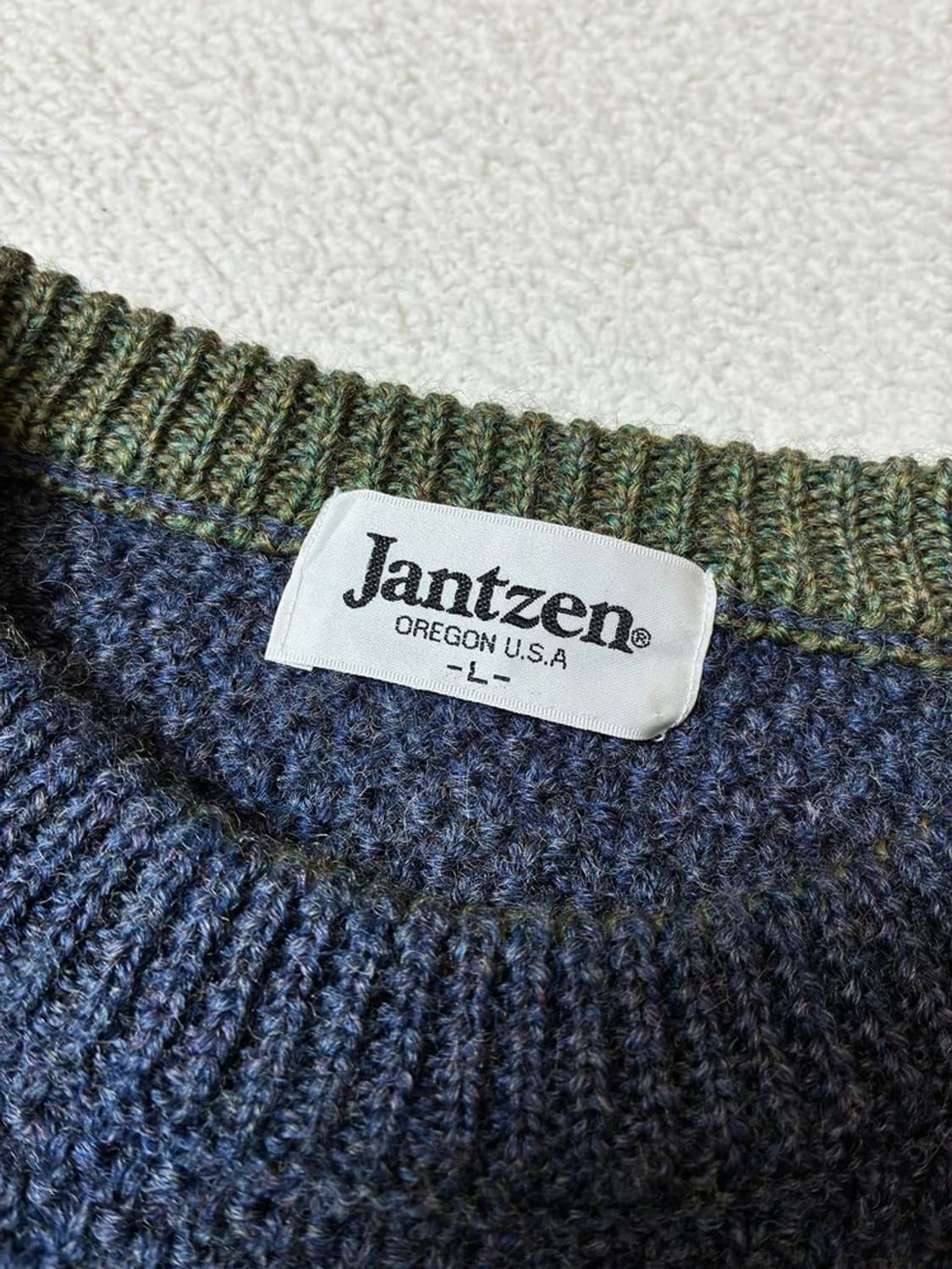 Jantzen 90's USA 페어아일 울 니트 PN7902 상품이미지5