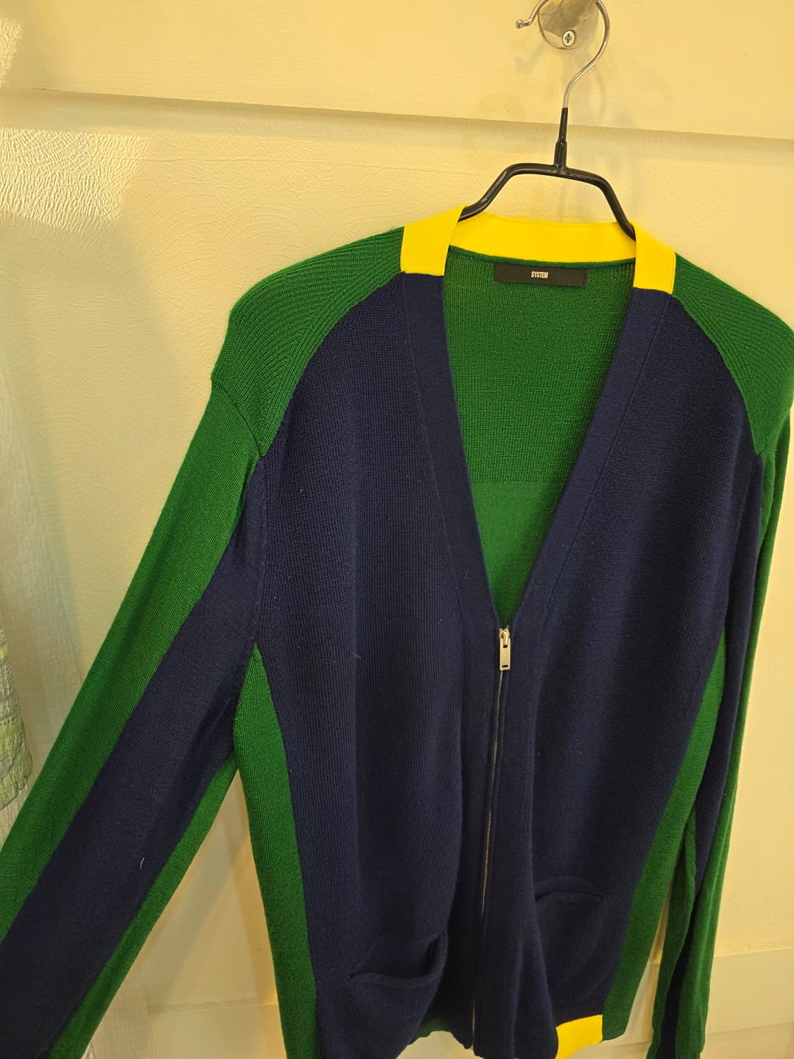 SYSTEM 시스템 배색 가디건 상품이미지3