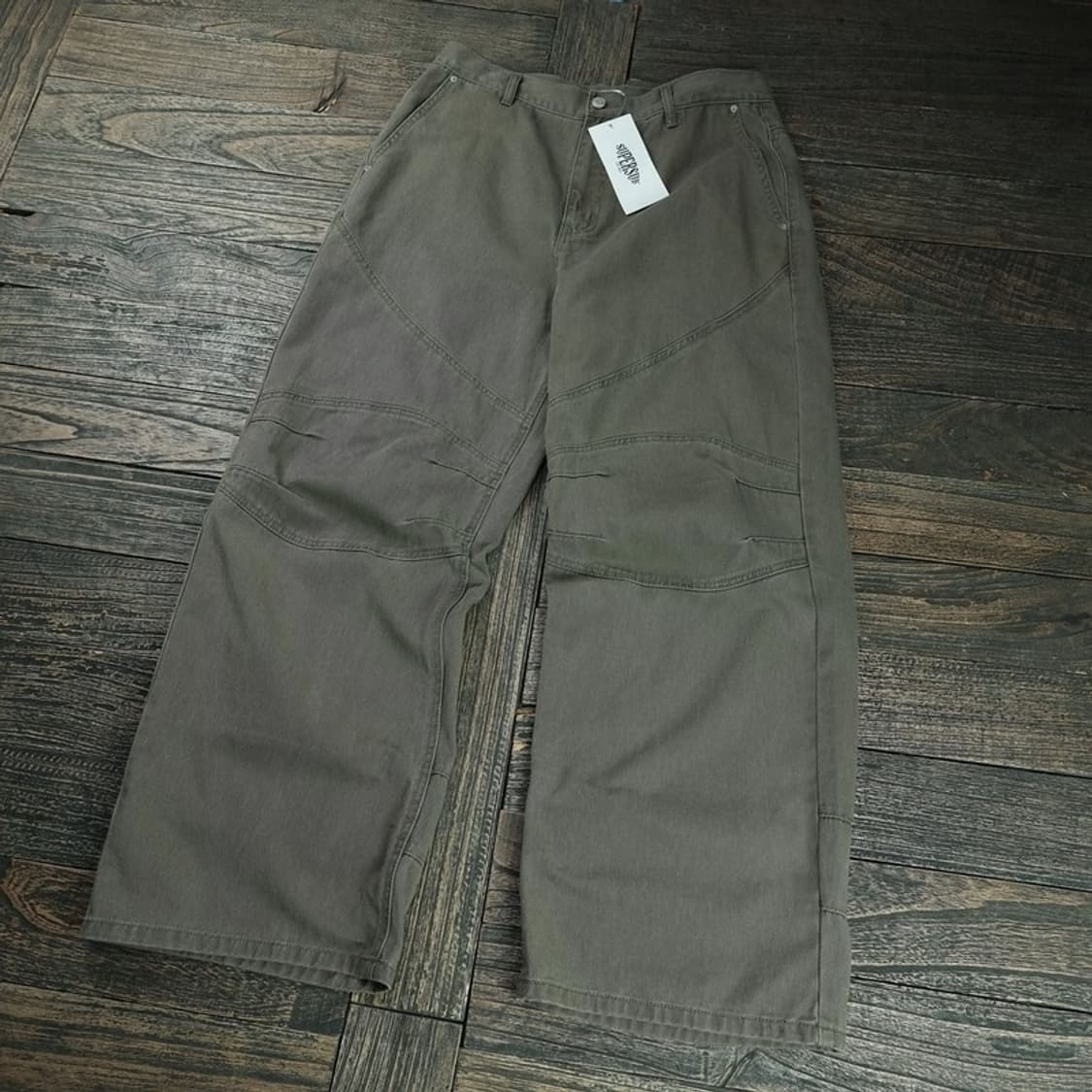 [슈퍼서브](새상품) 와이드 코튼 바이커 팬츠 M19015 상품이미지1