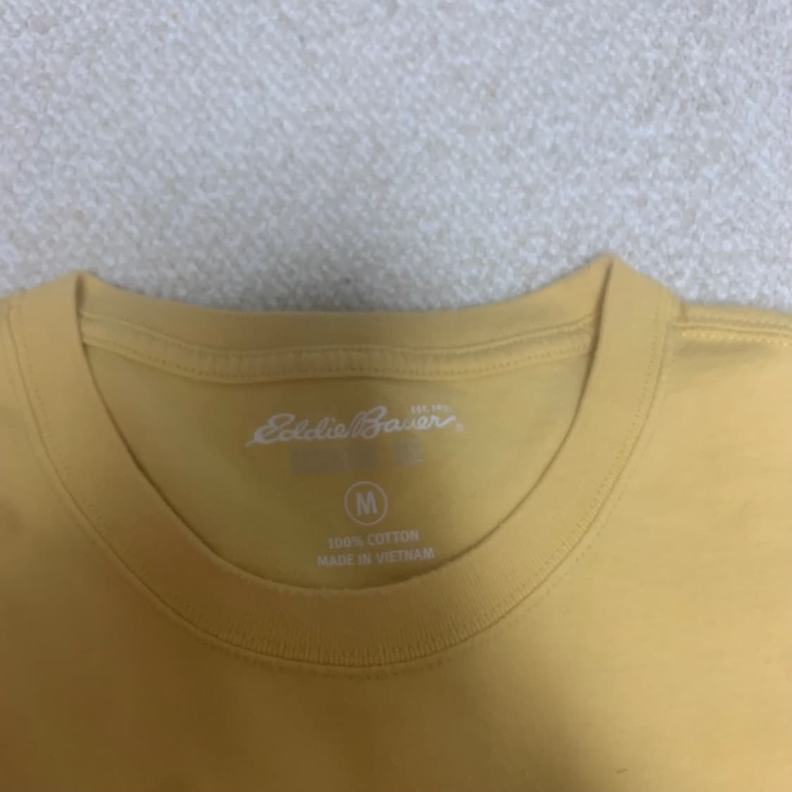에디바우어 머스터드 라운드 반팔티셔츠 105 상품이미지2