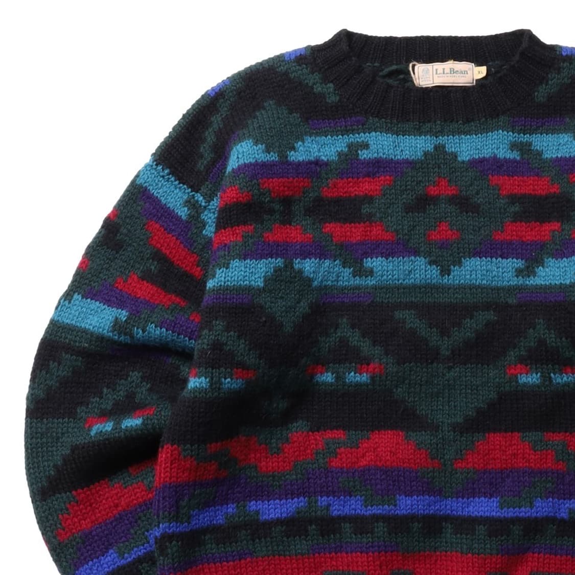 80's 엘엘빈 L.L.Bean Nordic Knit  상품이미지2
