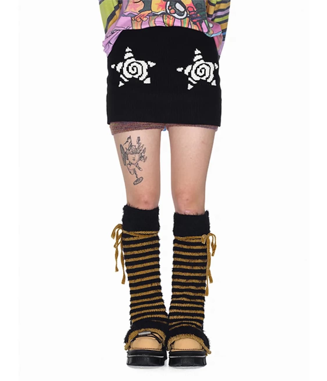 유스배스 니트 치마바지 상품이미지1