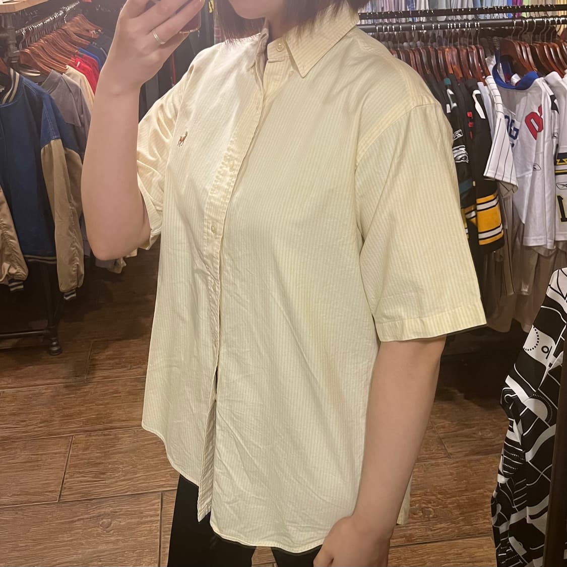 [HI] 폴로 반팔 셔츠 옐로우 상품이미지4