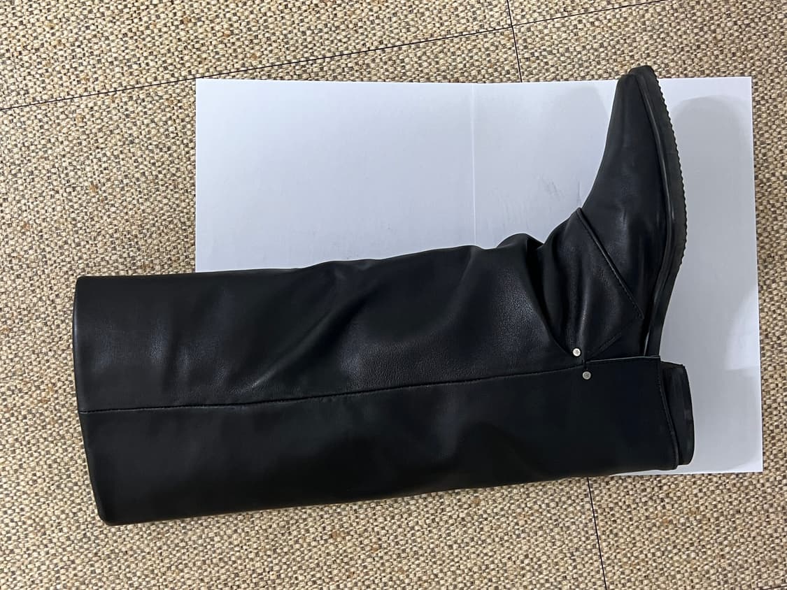 Leather Leg Warmer long boots black 상품이미지7