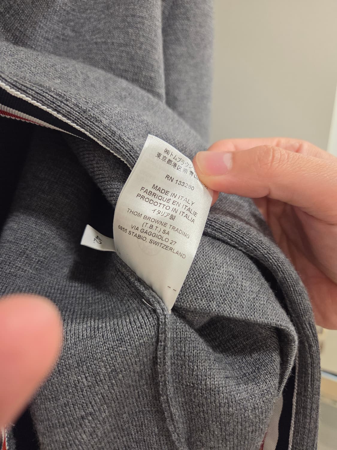 [여성42]톰브라운 밀라노스티치 메리노울 가디건 상품이미지8