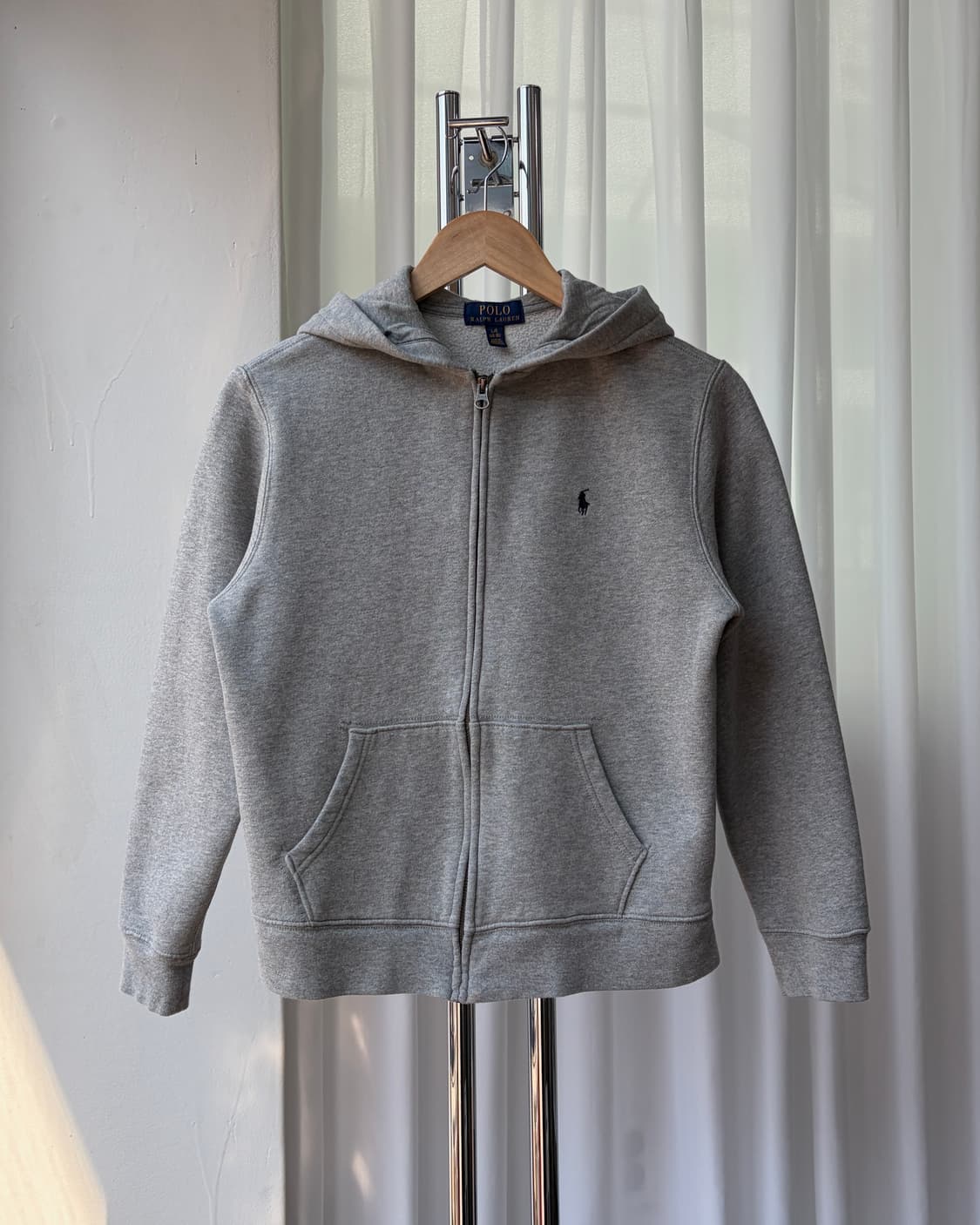 [XS]폴로 랄프로렌 그레이 기모 후드집업 상품이미지3