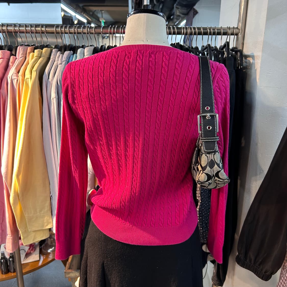 Polo Ralph Lauren Pink Cable Knit 상품이미지3
