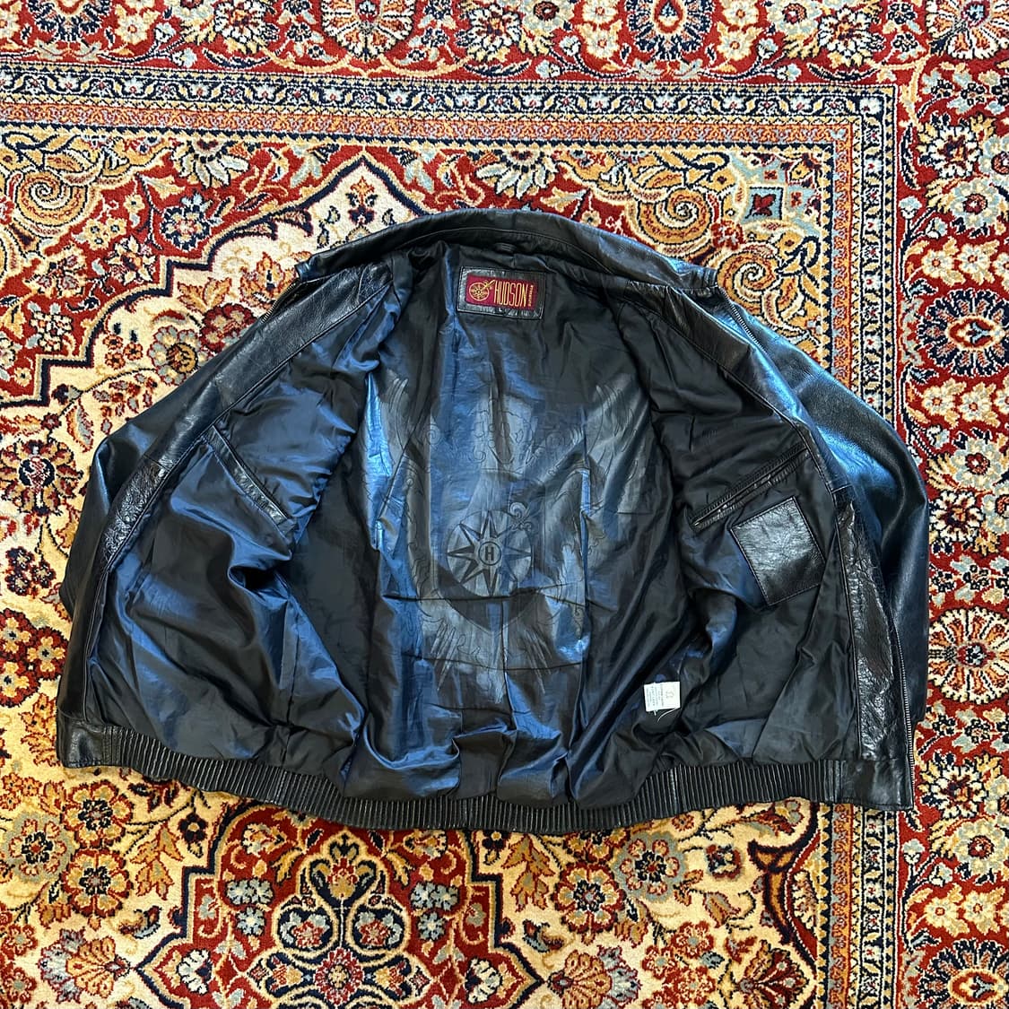 HUDSON "Urban Aviator" A-2 리얼 레더 플라이트 자켓 상품이미지5