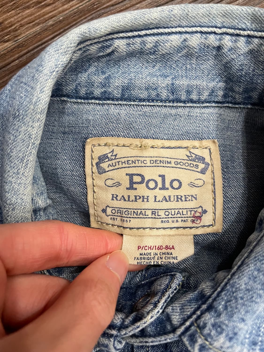 폴로 랄프로렌 데님 웨스턴 셔츠 상품이미지8