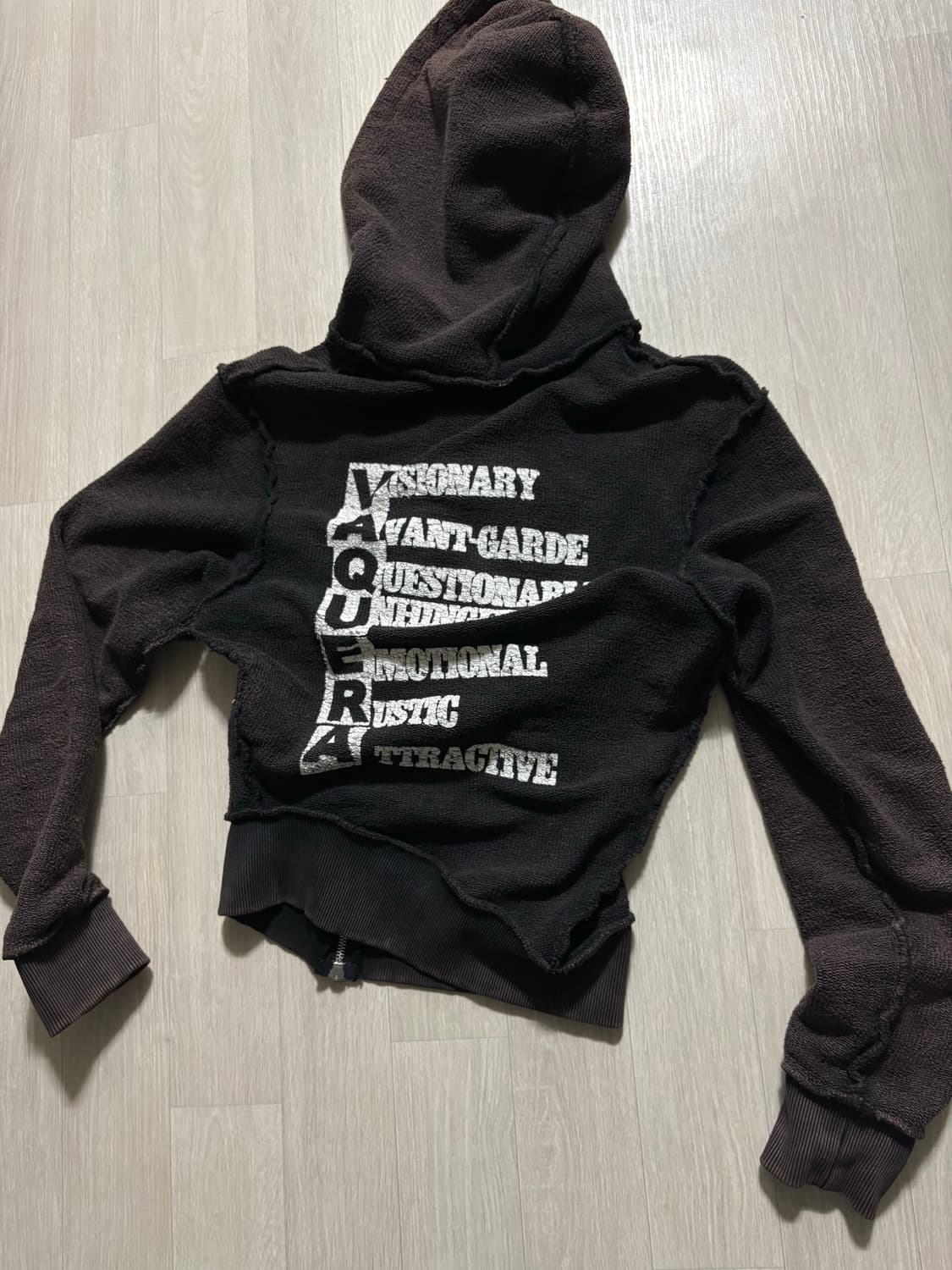 [M] 바퀘라 트위스트 후드집업 상품이미지3