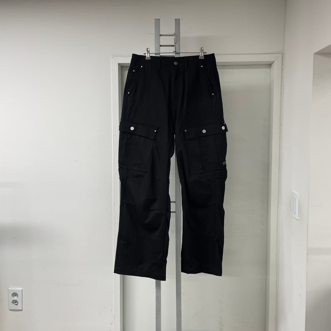 베이컨트 아카이브 카고 데님 팬츠 블랙 S 상품이미지1