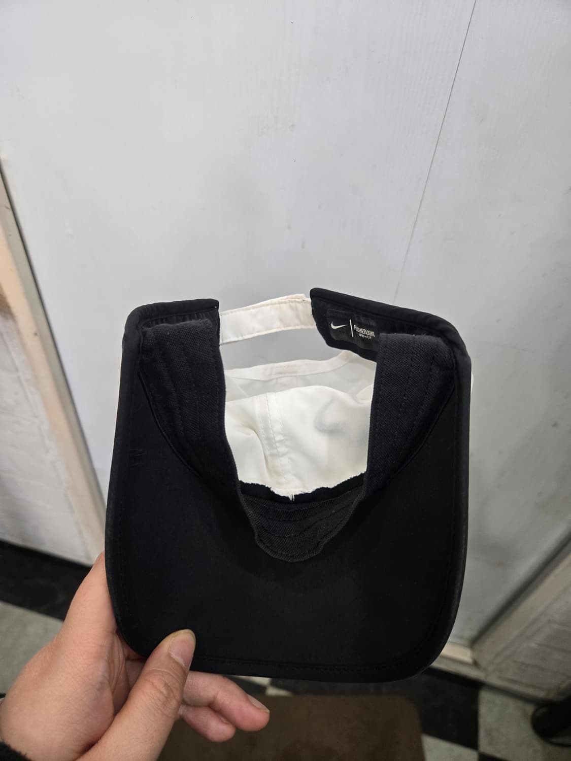 NIKE 나이키 나달 드라이핏 볼캡 모자! 화이트 & 블랙 포인트! 상품이미지4