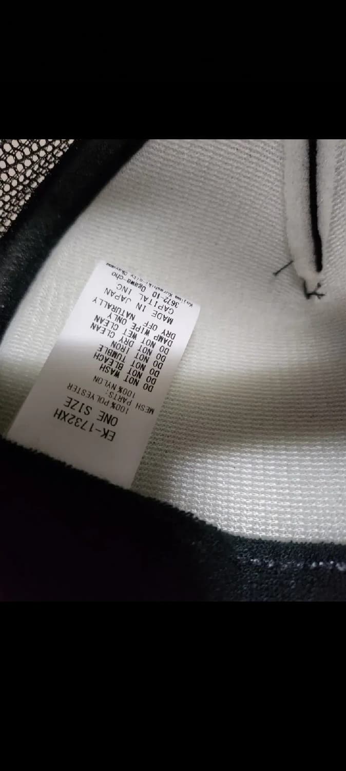 캐피탈 모자 데님리페어 블랙그레이 상품이미지3